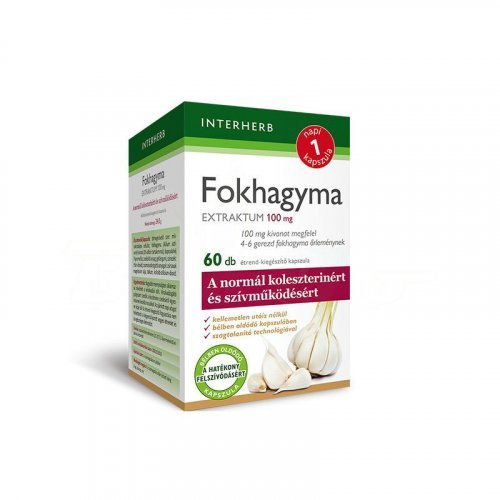 INTERHERB NAPI1 FOKHAGYMA EXTRAKTUM 100 MG KAPSZULA 60DB