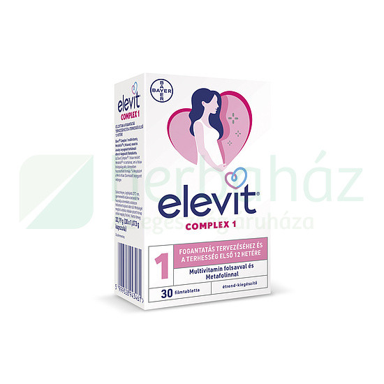 Elevit Complex 1 Multivitamin Filmtabletta 30Db akciós termékkép 1