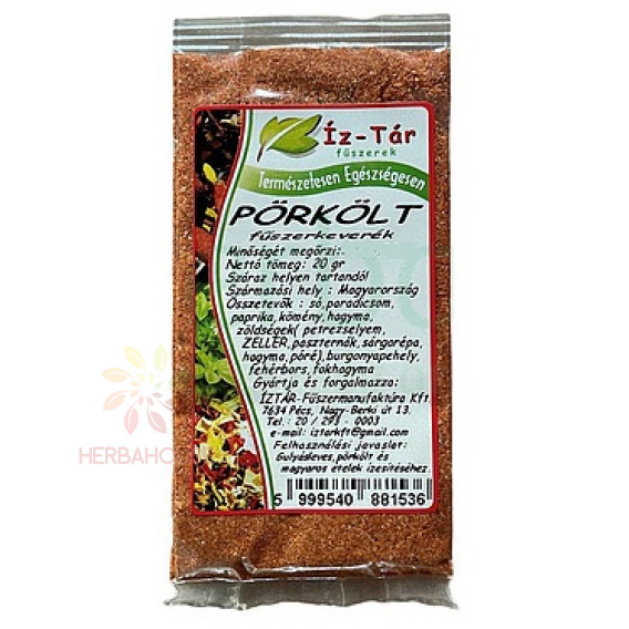 Íz-Tár Fűszerek Pörkölt 20G akciós termékkép 1