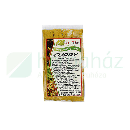Íz-Tár Fűszerek Curry 20G akciós termékkép 1