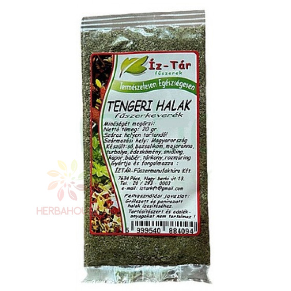 Íz-Tár Fűszerek Tengeri Halak 20G akciós termékkép 1