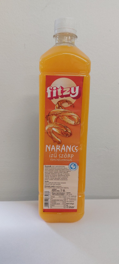 Fitzy szörp narancs ízű szörp 1000 ml