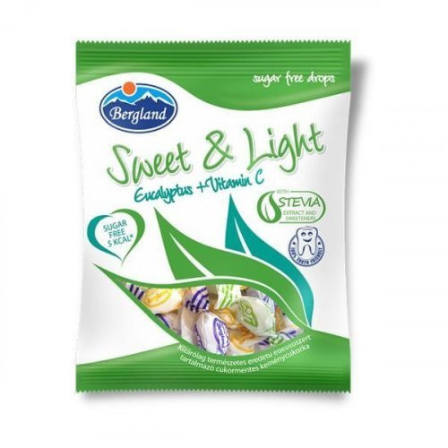 Bergland sweet&light herbamix cukormentes cukorka 60 g