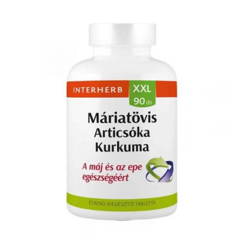 INTERHERB XXL MÁRIATÖVIS-ARTICSÓKA+ KURKUMA TABLETTA 90DB