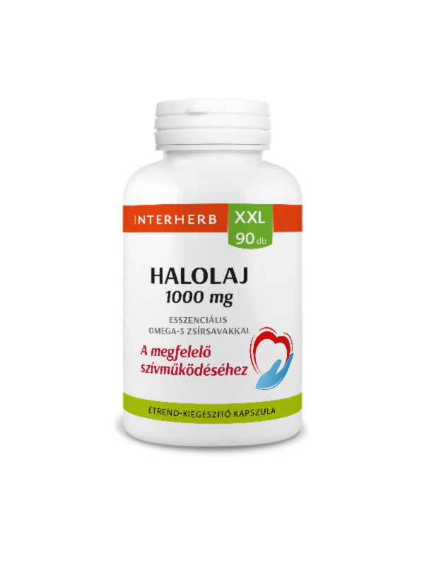 INTERHERB XXL HALOLAJ 1000 MG KAPSZULA 90DB