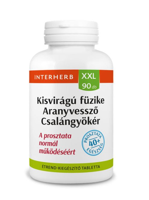 Interherb Xxl Kisvirágú Füzike Aranyvessző Csalángyökér Kapszula 90Db akciós termékkép 1