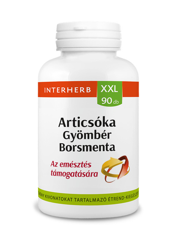 Interherb Xxl Articsóka+Gyömbér+Borsmenta 90Db akciós termékkép 1