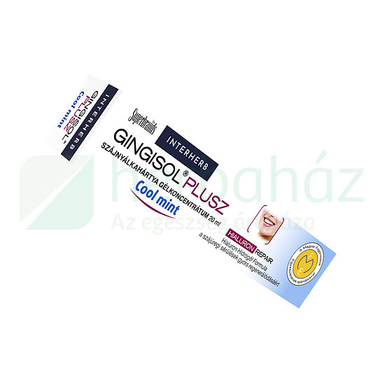 Interherb Gingisol Plusz Szájnyálkahártya Gél Cool Mint 20Ml akciós termékkép 1