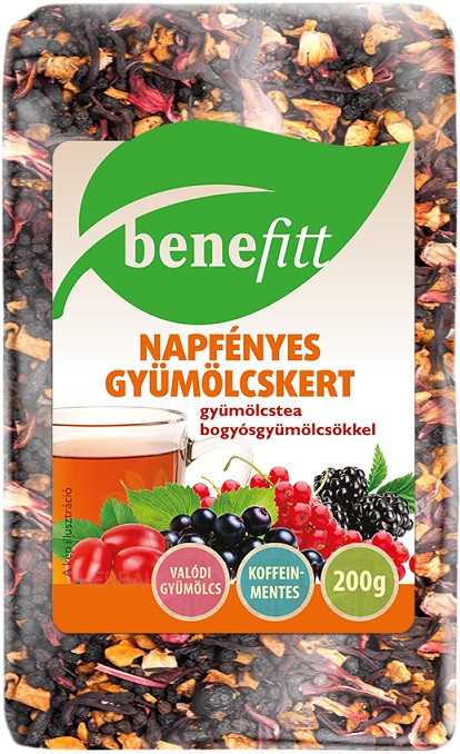 Benefitt Tea Napfényes Gyümölcskert Gyümölcstea 200G akciós termékkép 1