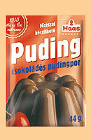 Haas natural pudingpor csokoládé 44 g