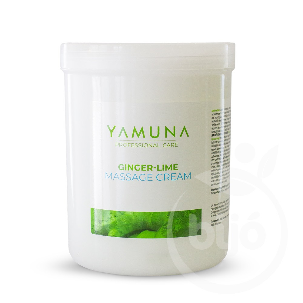 Yamuna masszázskrém gyömbér-lime illattal 1000 ml