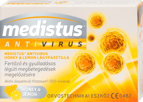 MEDISTUS ANTIVÍRUS LÁGYPASZT.MÉZ-CITROM akciós termékkép 1