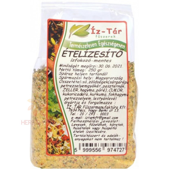 Íz-Tár Fűszerek Ételízesítő Ízfokozómentes 250G akciós termékkép 1