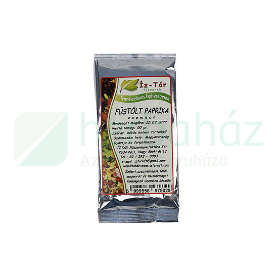 Íz-Tár Fűszerek Füstölt Paprika 50G akciós termékkép 1