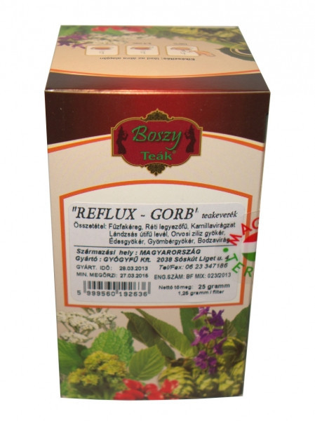 Boszy reflux-gorb teakeverék filteres 40 g