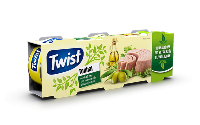 Twist bio tonhaltörzs extra szűz olivaolajban 240 g