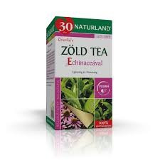 Naturland tea zöld tea echináceával filteres 20db