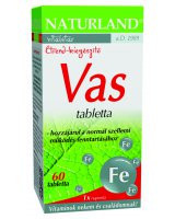 Naturland vas tabletta 60 db akciós termékkép 1