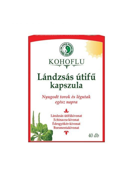 Dr.Chen kohoflu lándzsás útifű kapszula-nappal 40 db