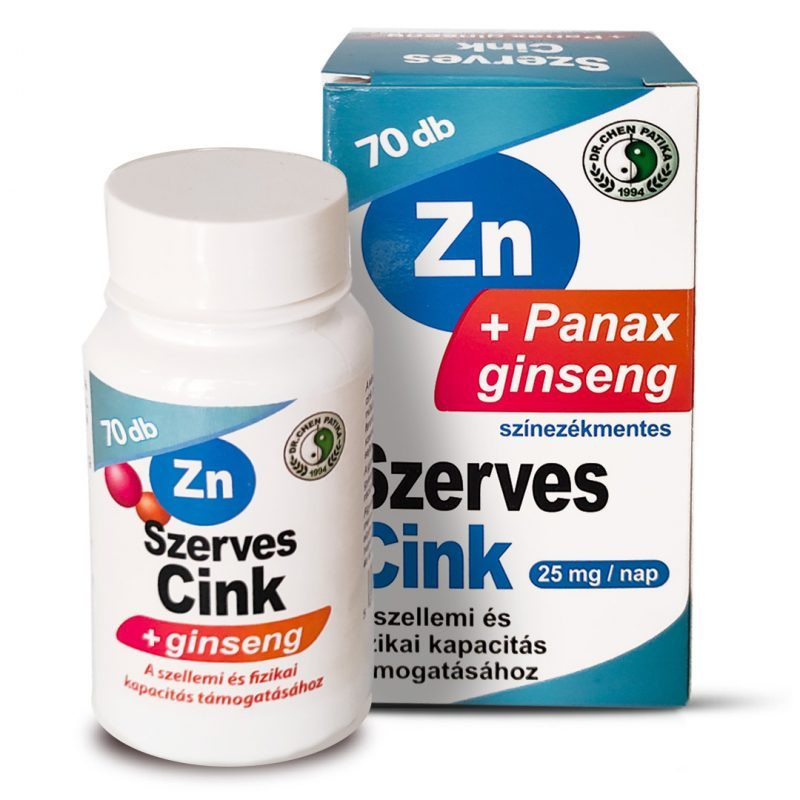 DR.CHEN SZERVES CINK+GINSENG KAPSZULA