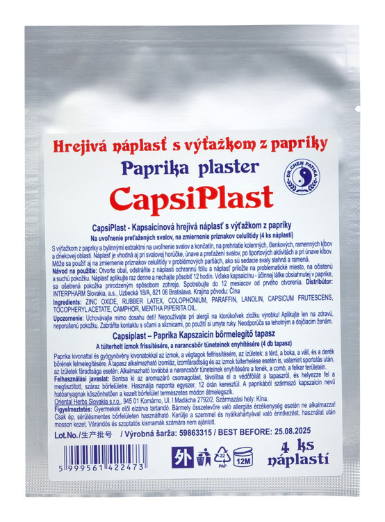 DR.CHEN PAPRIKA BŐRMELEG.TAPASZ 4 db