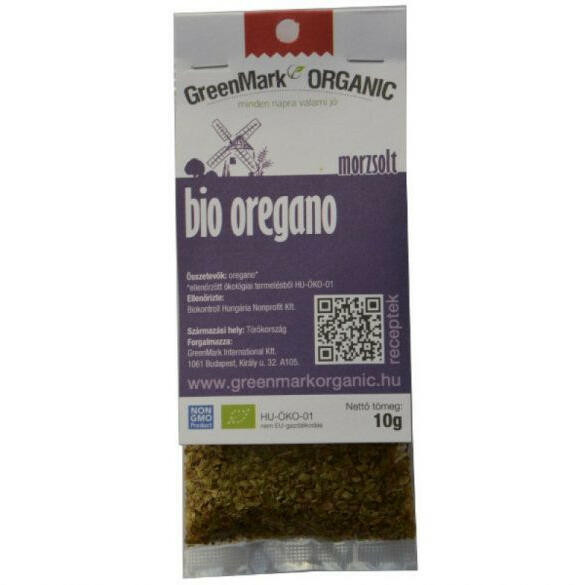 Greenmark bio oregano morzsolt 10 g