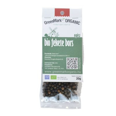 Greenmark bio fekete bors egész 20 g