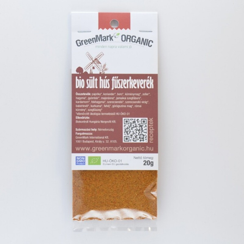 Greenmark bio sült hús fűszerkeverék 20 g akciós termékkép 1
