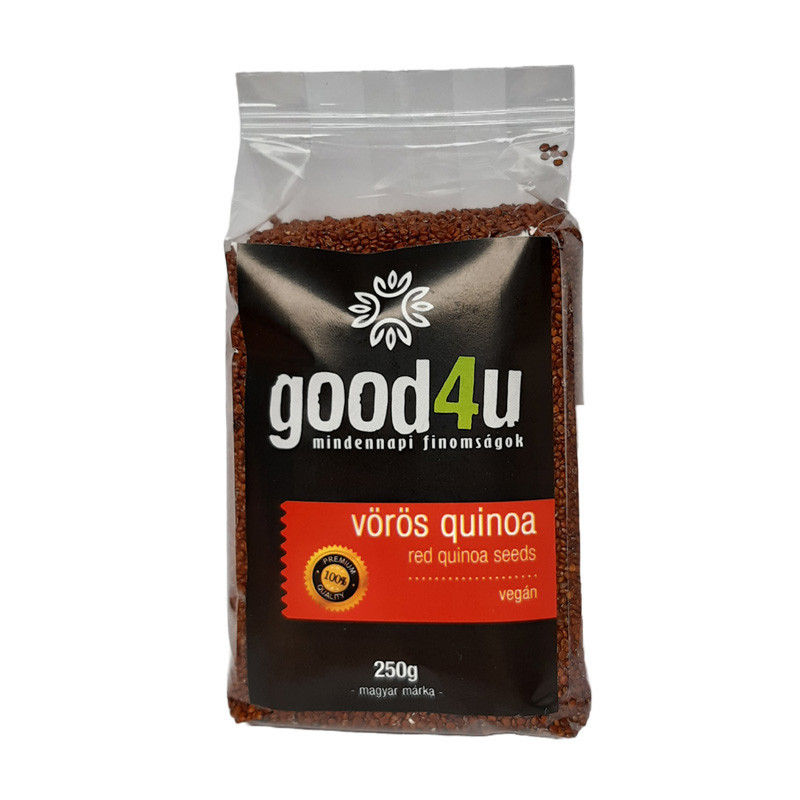 GOOD4U VEGÁN QUINOA VÖRÖS