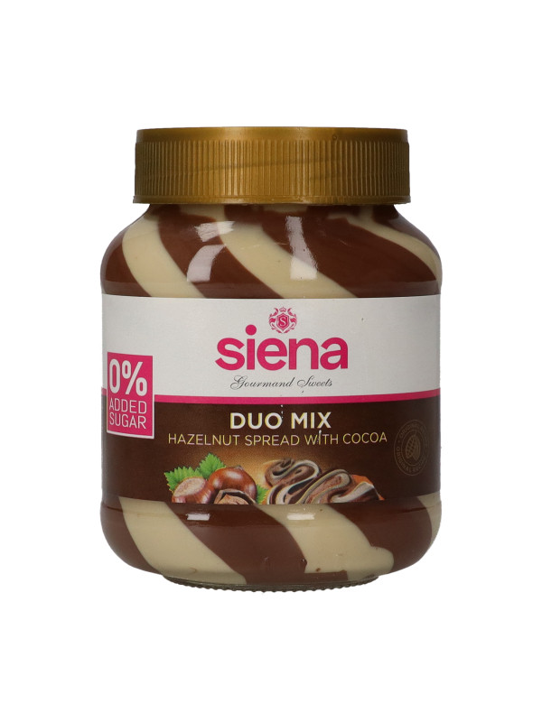 Siena duo mix kakaós mogyorós tejkrém édesítőszerrel 400 g