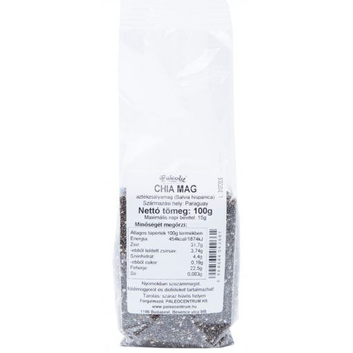 Paleolit Chia mag fekete 100g akciós termékkép 1