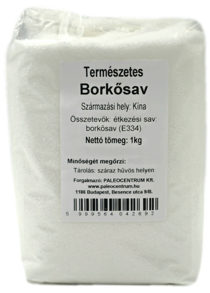 Paleolit Borkősav (természetes) 1kg akciós termékkép 1