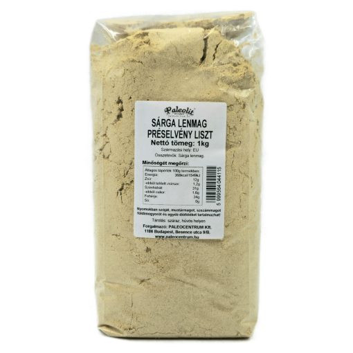 Paleolit Sárga lenmagliszt 1kg préselvényből akciós termékkép 1