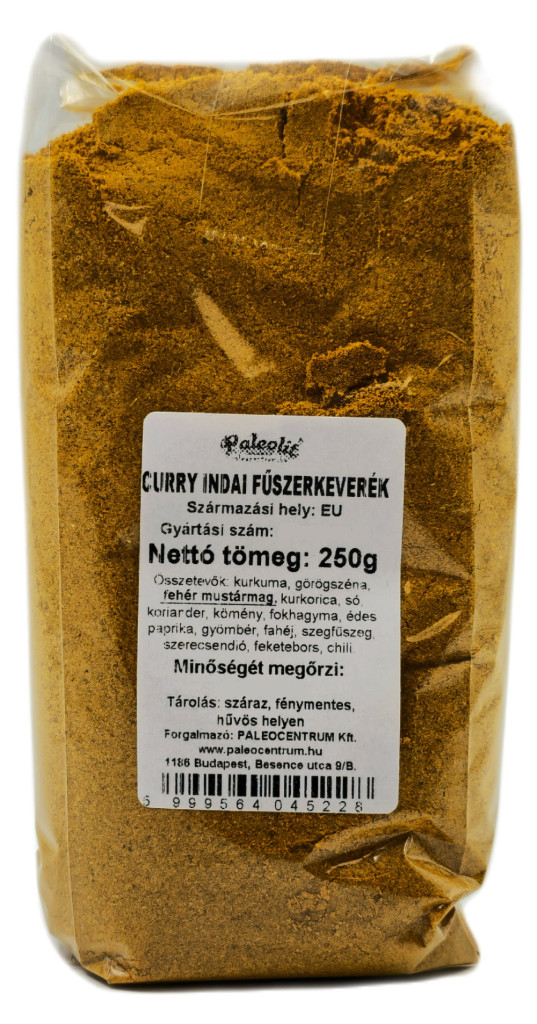 Paleolit Curry indiai fűszerkeverék 250g akciós termékkép 1