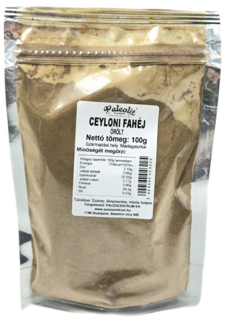 Paleolit Ceyloni fahéj őrölt 100g akciós termékkép 1