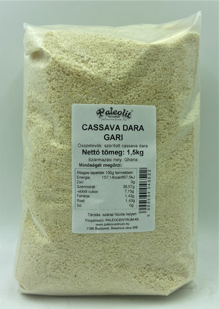 Paleolit Cassava dara GARI 1,5kg akciós termékkép 1
