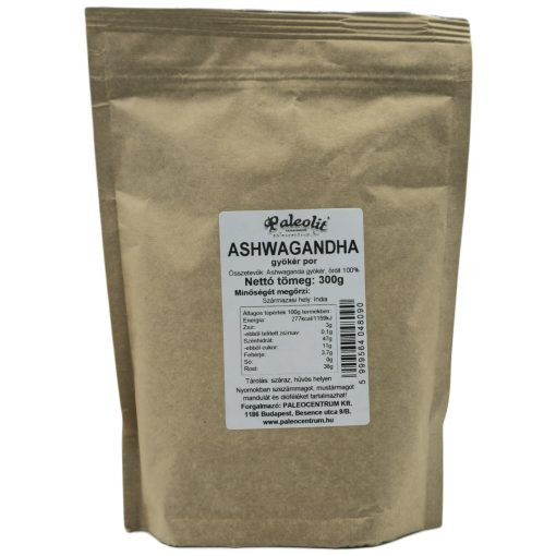 Paleolit Ashwagandha gyökér por 300g organikus akciós termékkép 1