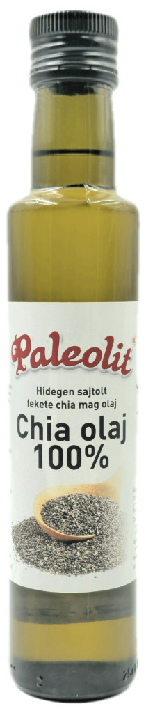 Paleolit Chia olaj 100% 250ml hidegen sajtolt chia magolaj akciós termékkép 1