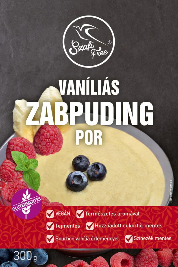 Szafi Free zabpuding por vaníliás 300 g