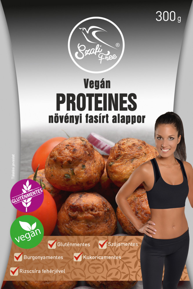 Szafi Free vegán proteines növényi fasírt alappor gluténmentes 300 g