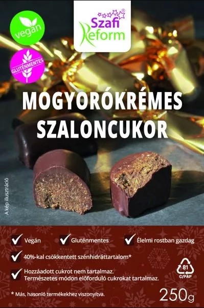 SZAFI R.SZALONCUKOR MOGYORÓKRÉMES 250G