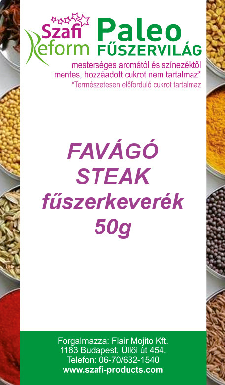 Szafi Reform Paleo Favágó steak fűszerkeverék 50 g