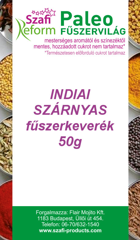 Szafi Reform indiai szárnyas fűszerkeverék 50 g