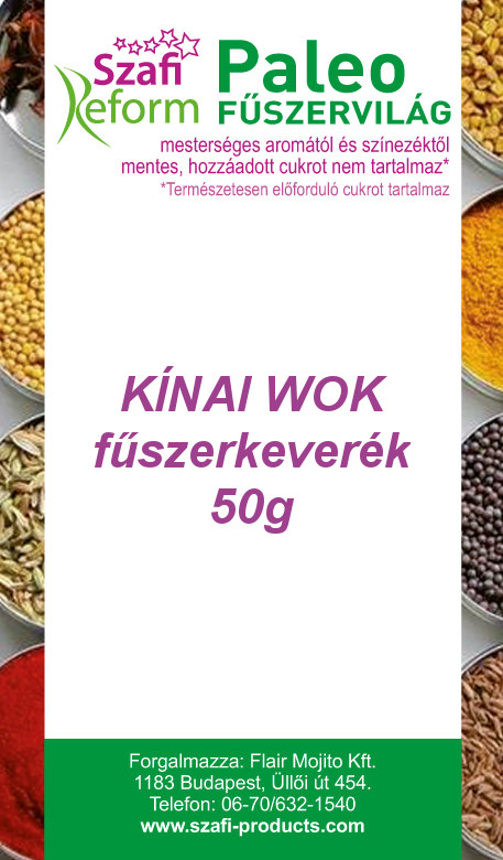 Szafi R.Fűszer Kínai Wok 50 g