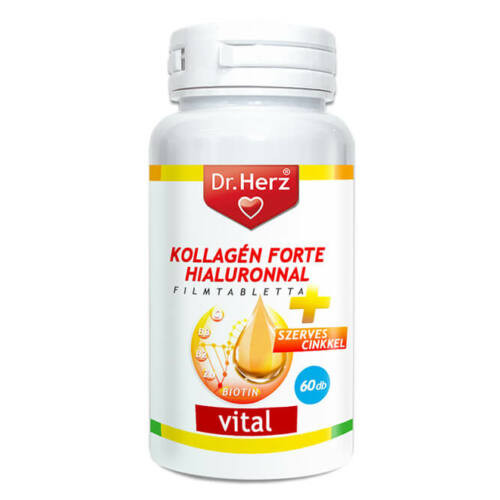 Dr.Herz Kollagén Forte Hialuronnal Tab. 60 db akciós termékkép 1