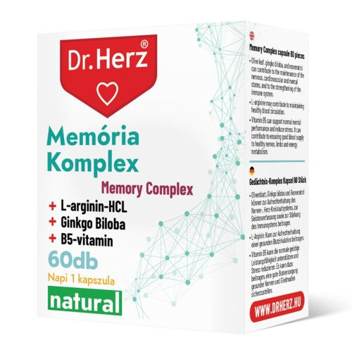 DR HERZ MEMÓRIA KOMPLEX KAPSZULA 60DB akciós termékkép 1