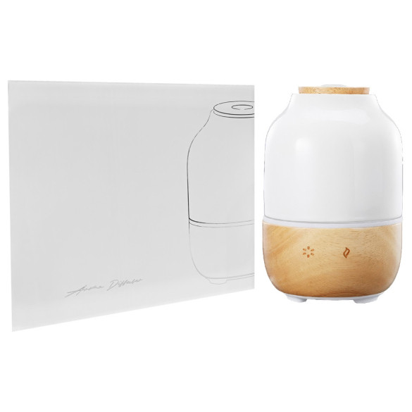 Aroma diffúzor kerámia 130ml au12-12 24v adapter 1 db akciós termékkép 1