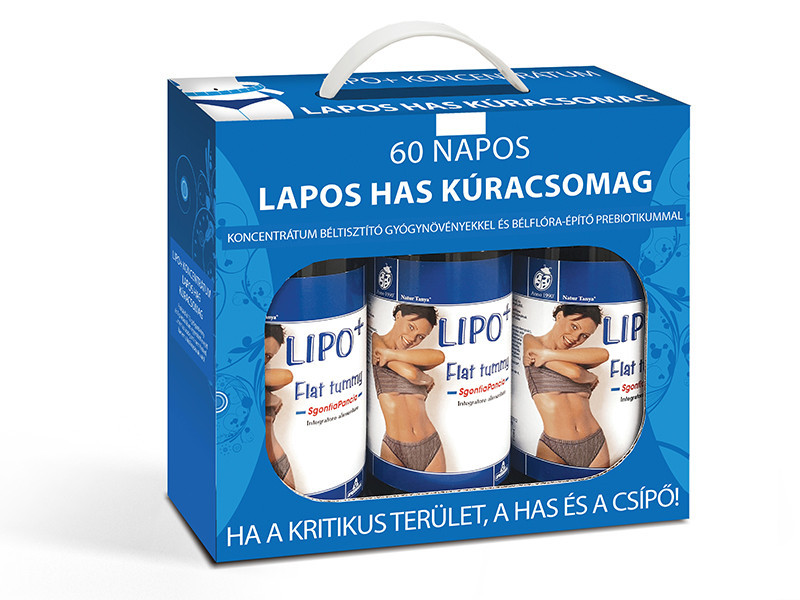 Natur Tanya® 60 napos Lipo+® Lapos has kúracsomag - Ha a kritikus terület, a has és a csípő!