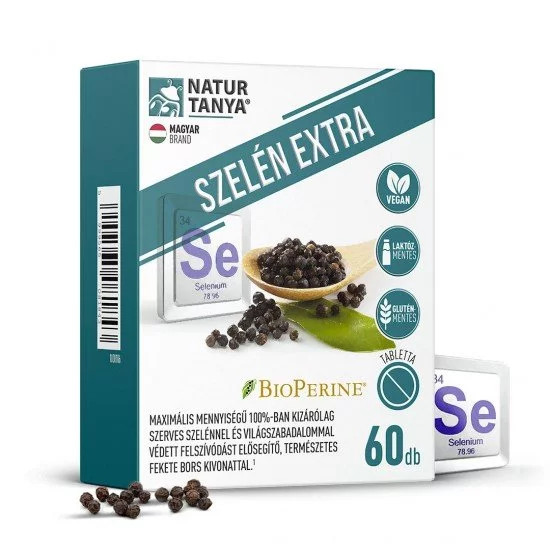 Natur Tanya® SZERVES SZELÉN EXTRA 100 mcg tabletta 60 db