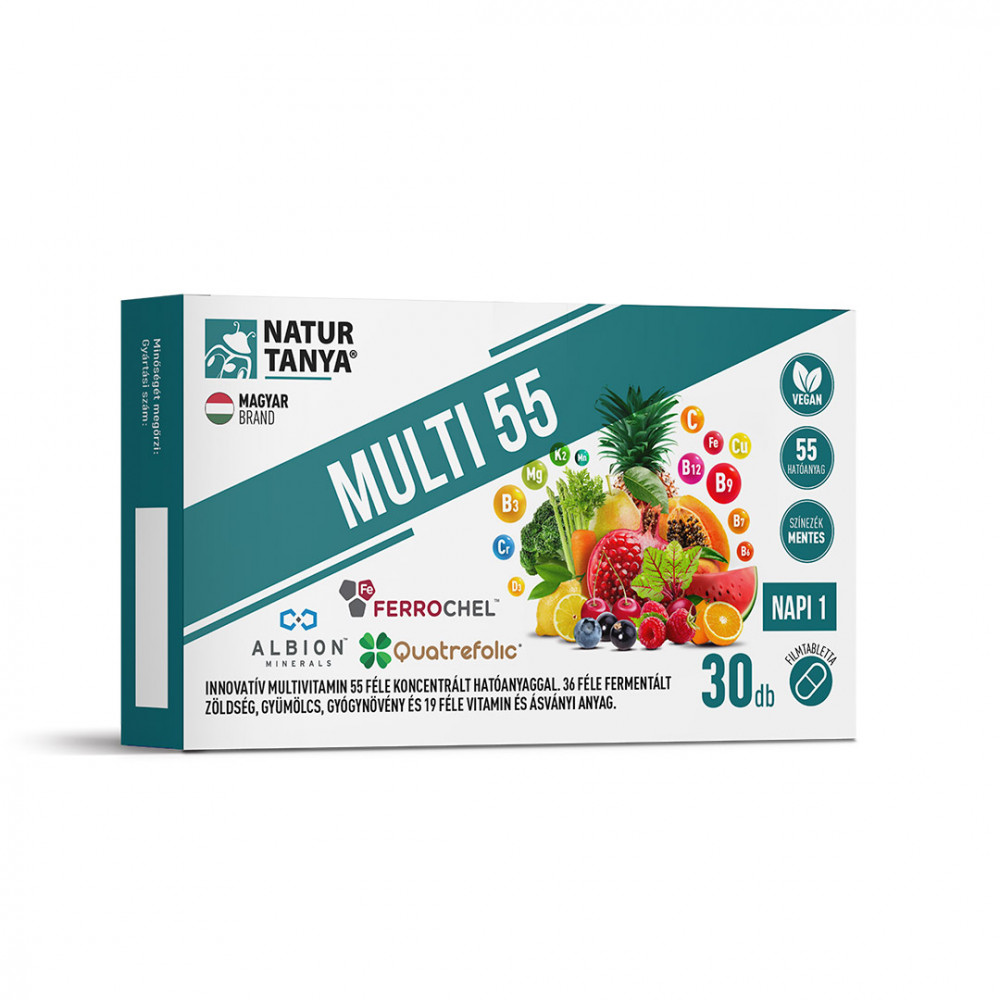 Natur Tanya® MULTI 55 – Fermentált multivitamin akciós termékkép 1